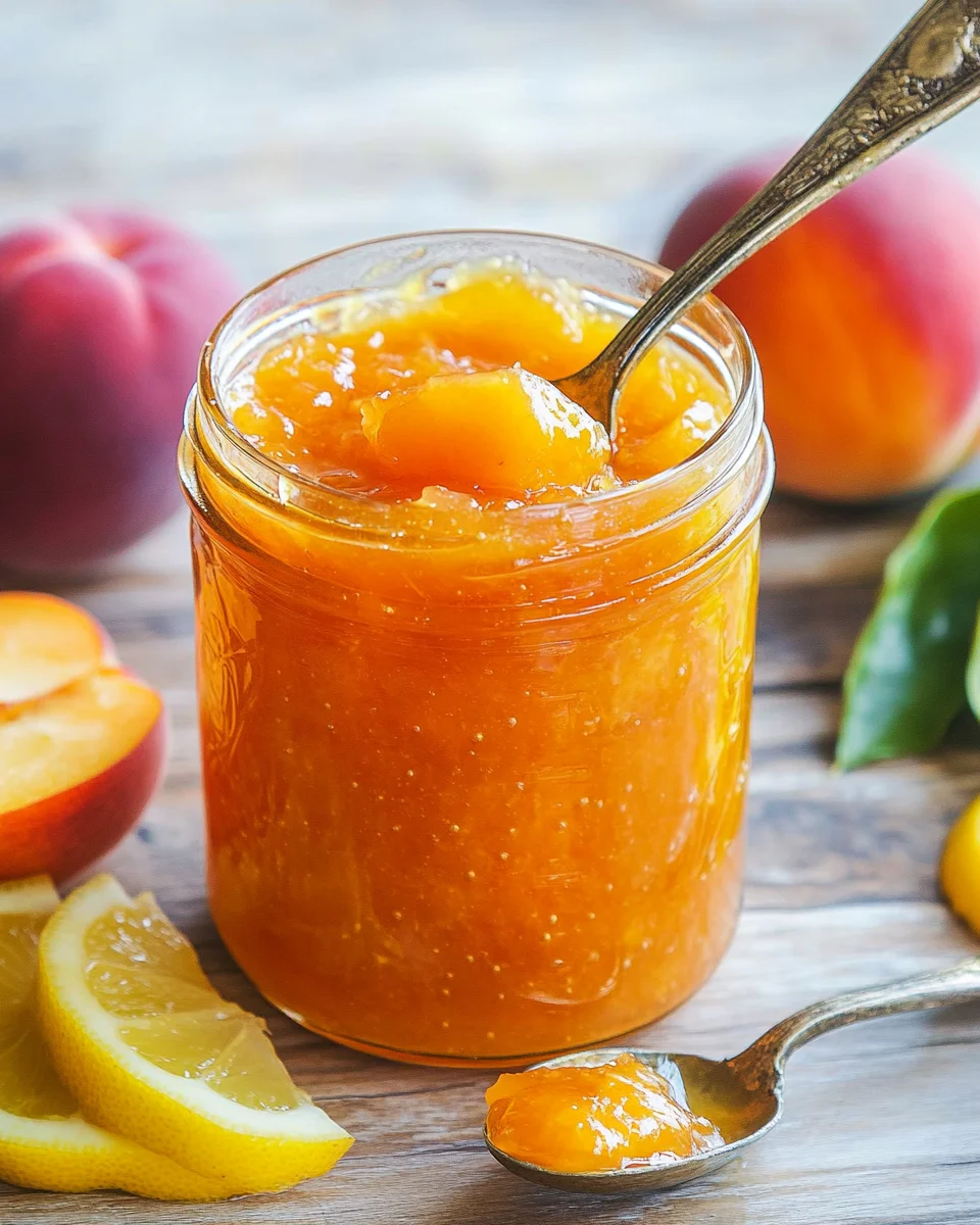 Easy Homemade Peach Jam Recipe (No Pectin)