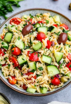Easy Orzo Pasta Salad