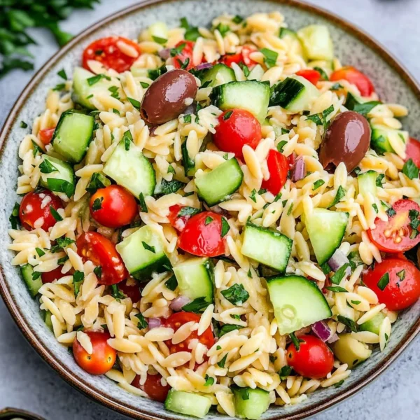Easy Orzo Pasta Salad