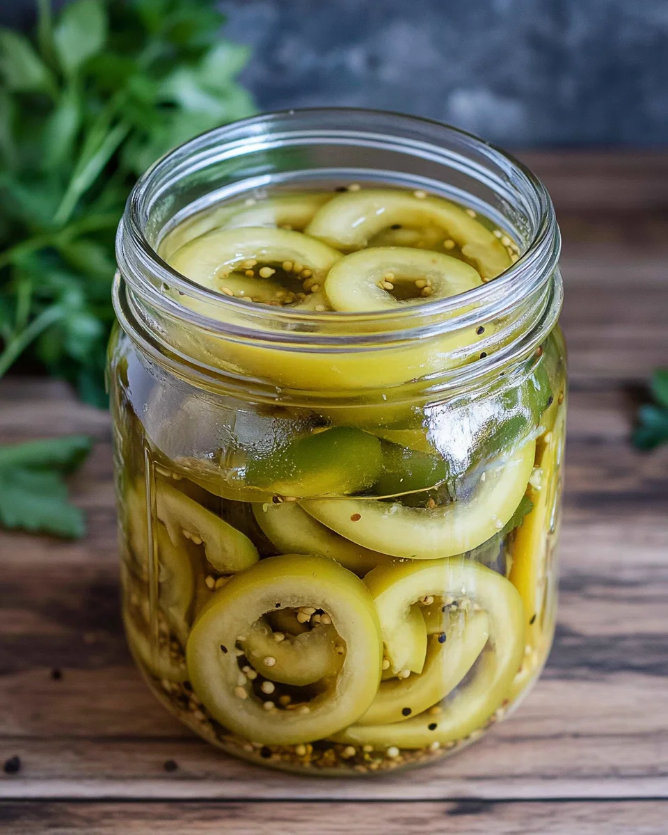 Easy Pickled Banana Peppers