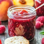 Easy Raspberry Peach Jam
