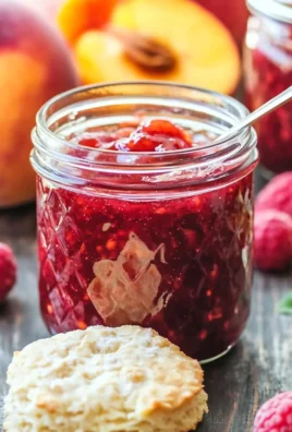 Easy Raspberry Peach Jam