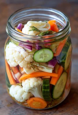 Easy Refrigerator Pickled Vegetables Recipe - Quick & Tangy!