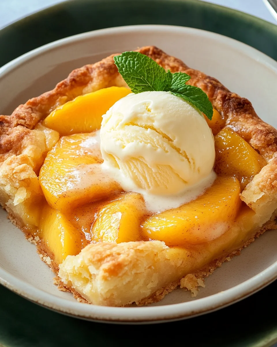 Farm Fresh Peach Cobbler