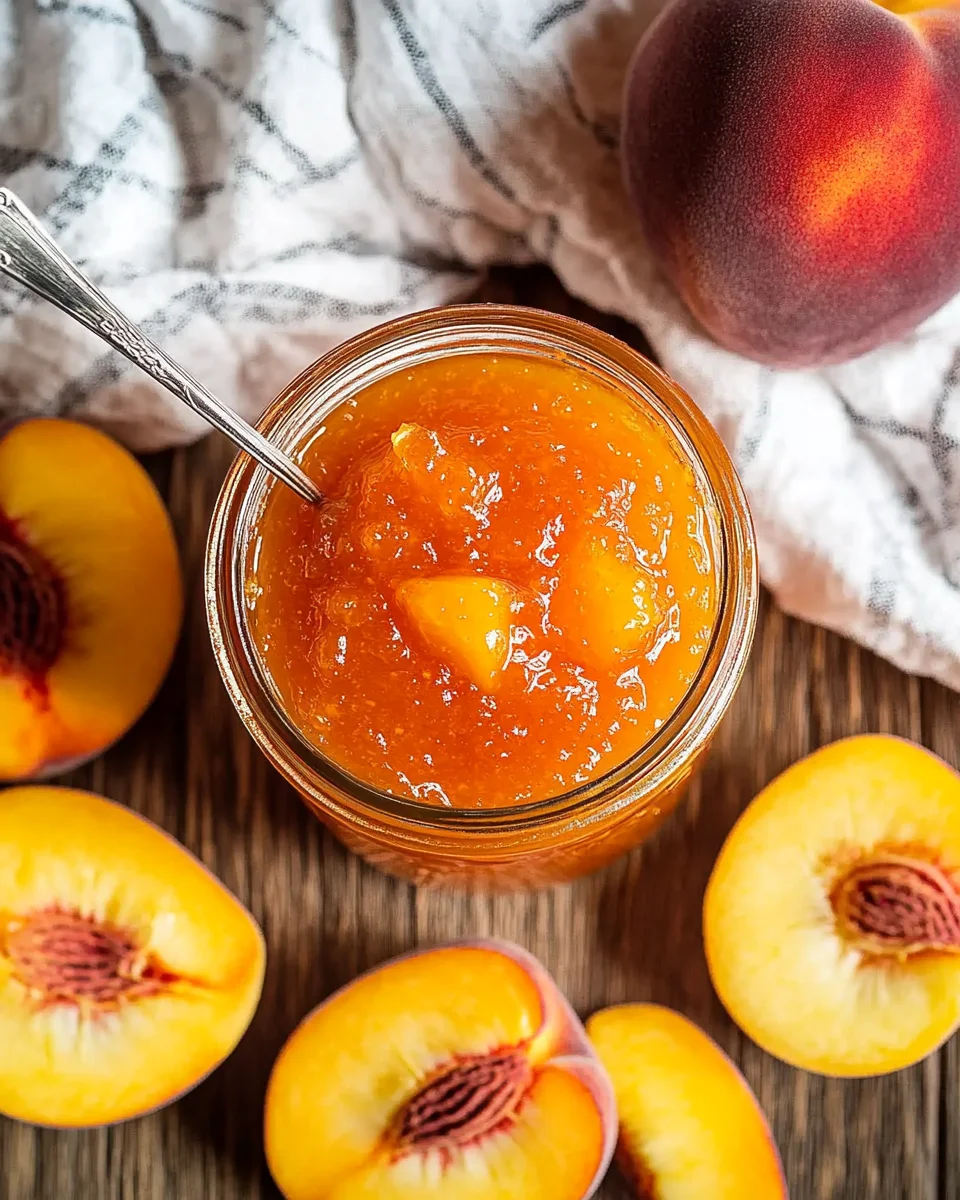 French Peach Jam Recipe