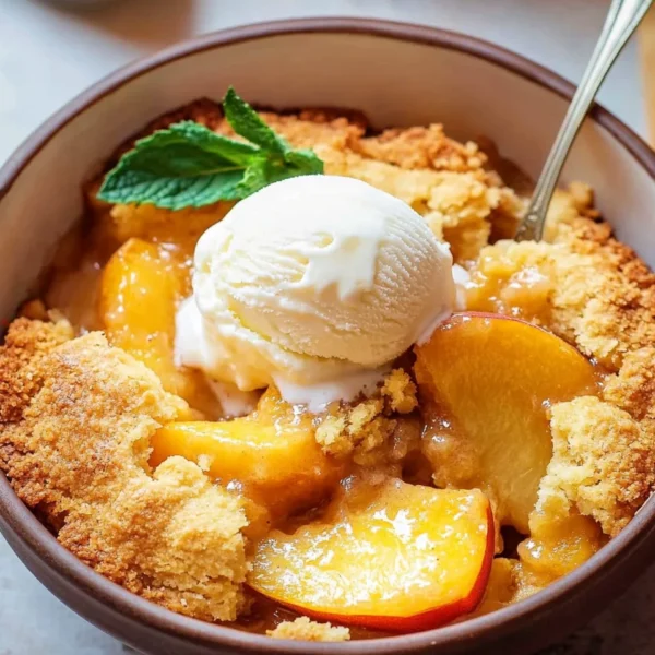 Fresh Peach Cobbler