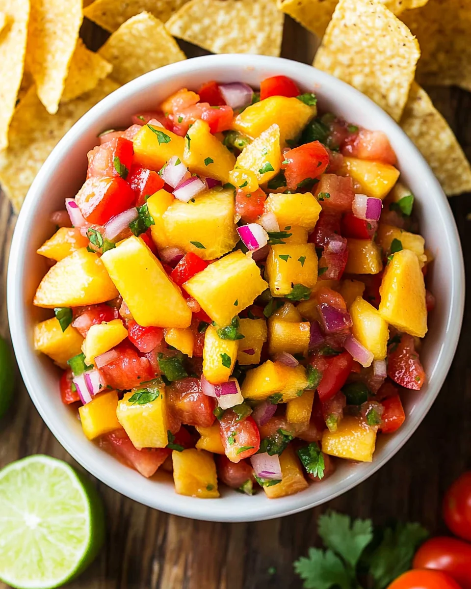 Fresh Peach Salsa
