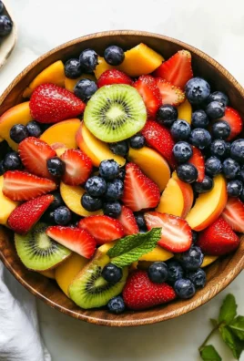 Fruit Salad with Honey Lime Dressing
