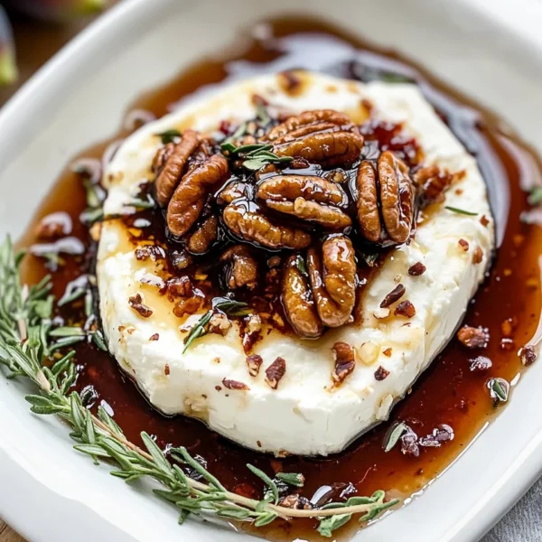 Goat Cheese Appetizer with Fig Jam and Pecans