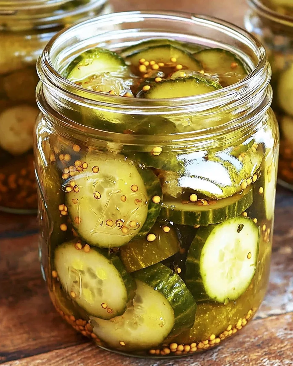 Granny's Bread and Butter Pickles Recipe