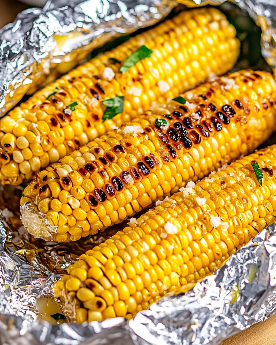 Grilled Corn on the Cob in Foil