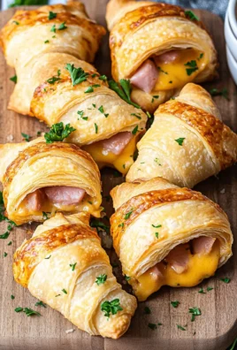 Ham & Cheddar Crescent Roll-Ups 21 Ham & Cheddar Crescent Roll-Ups
