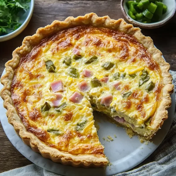 Hatch Green Chile Quiche