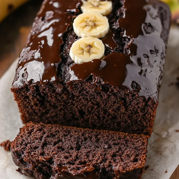 Healthy Chocolate Banana Bread