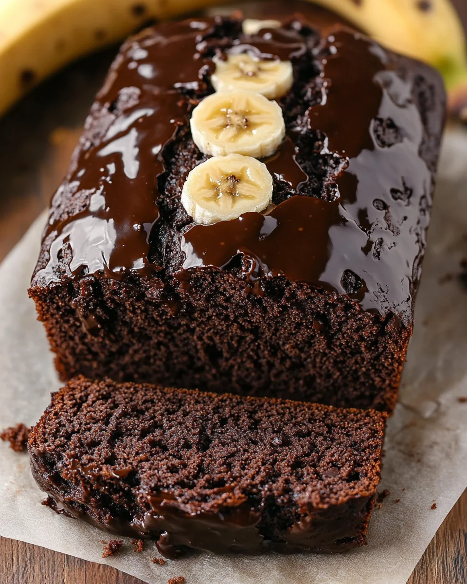 Healthy Chocolate Banana Bread
