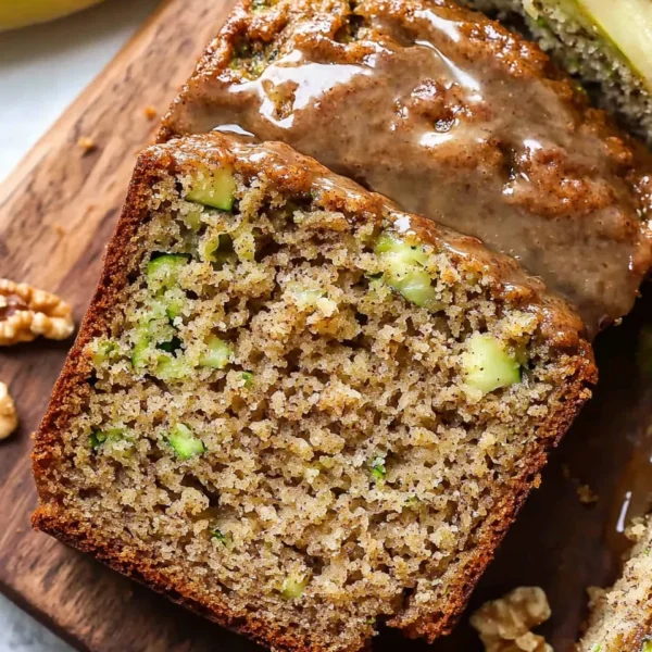 Healthy Zucchini Banana Bread