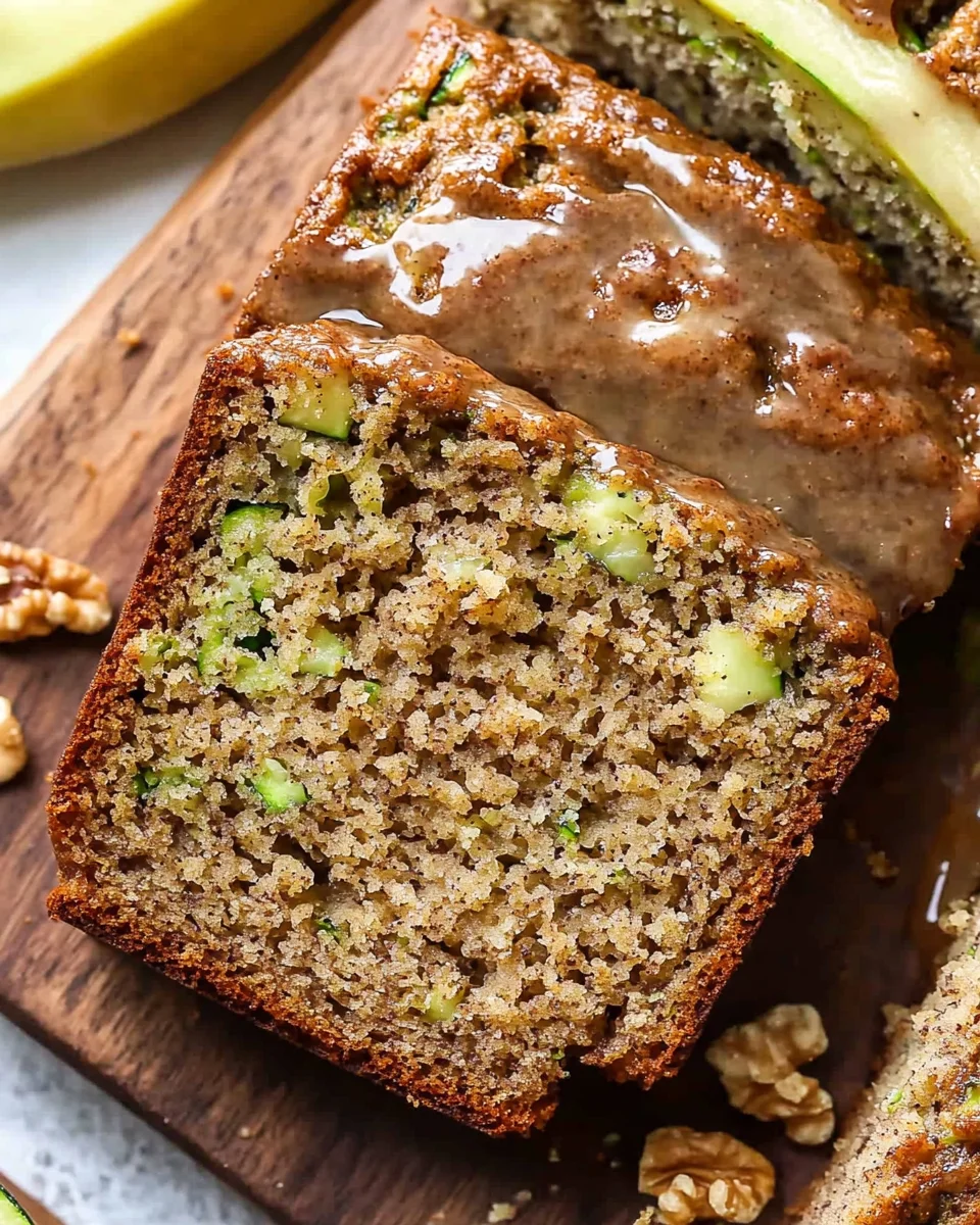 Healthy Zucchini Banana Bread