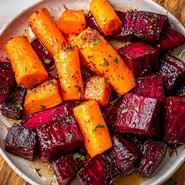Honey Roasted Beets & Carrots