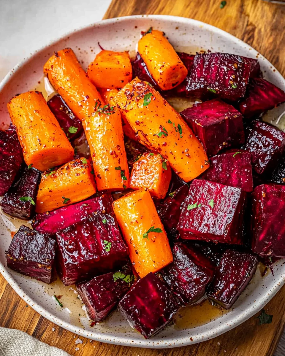 Honey Roasted Beets & Carrots