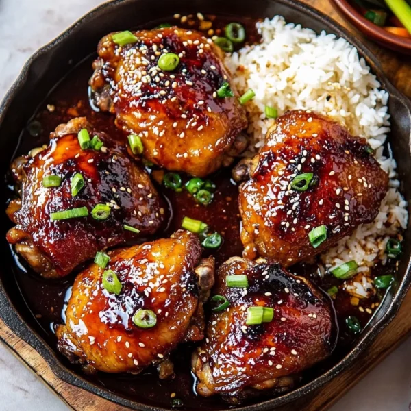 Honey Soy Baked Chicken Thighs