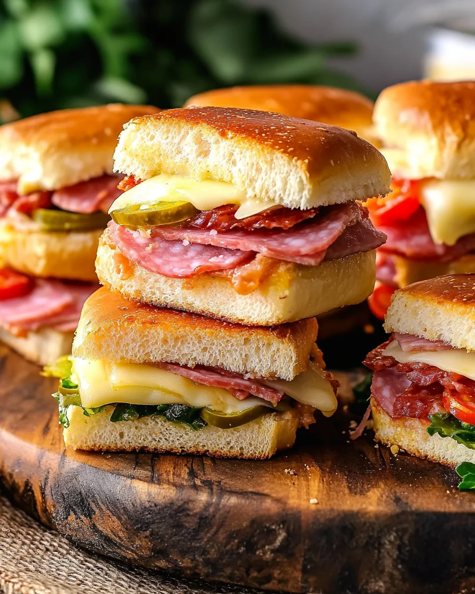 Hot Italian Sub Sliders