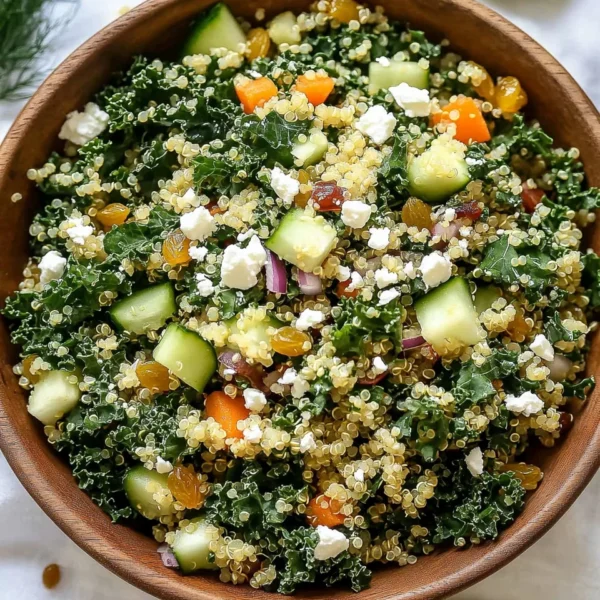 Kale Quinoa Salad - With Lemon Dressing