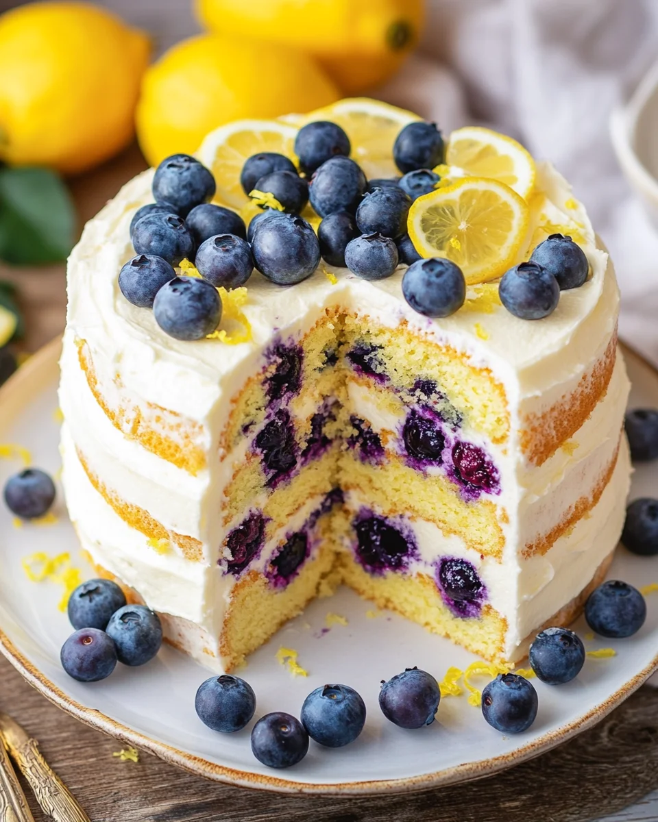 Lemon Blueberry Cake