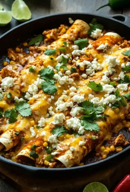 Mexican Street Corn Chicken Enchiladas