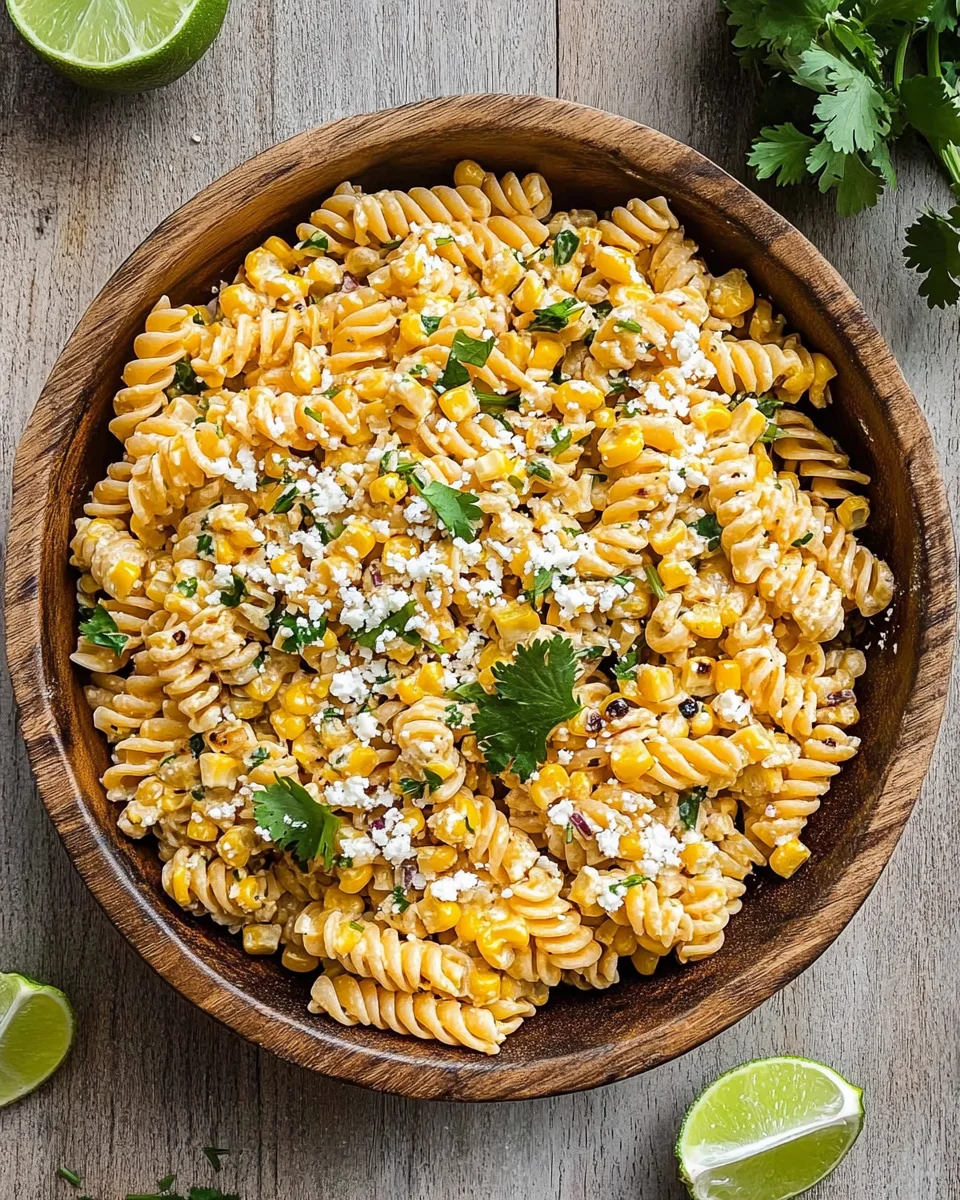Mexican Street Corn Pasta Salad