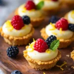 Mini Lemon Cheesecake Tarts