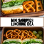 Mini Sandwich Lunchbox Idea 16 Pinterest Hidden Image