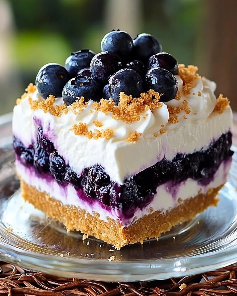 No-Bake Blueberry Yum Yum