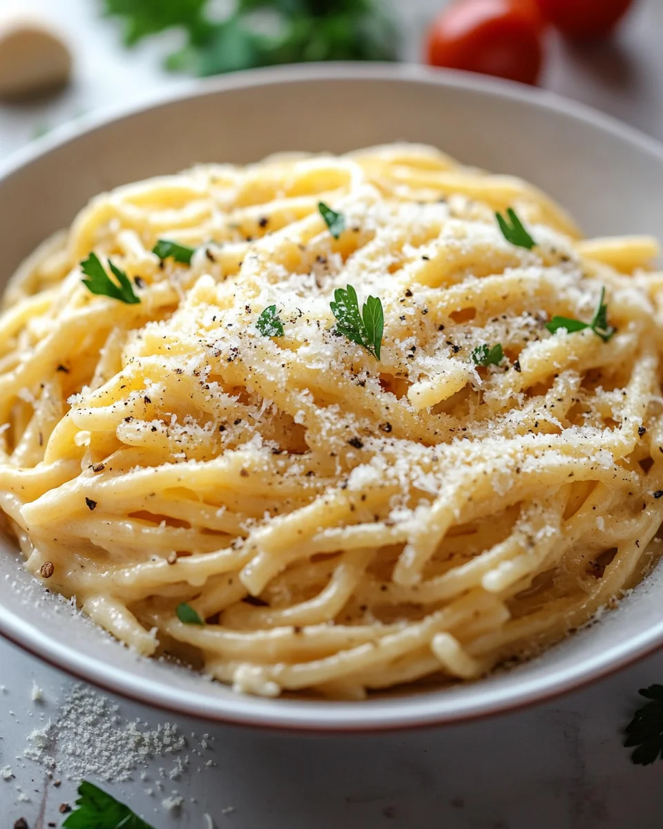 One Pot Creamy Garlic Pasta (Just 20 Minutes!)