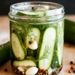 Overnight Refrigerator Dill Pickles