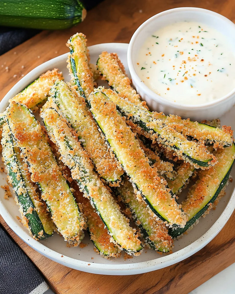 Parmesan Zucchini Fries