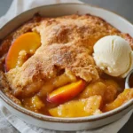Peach Cobbler with Cake Mix