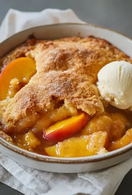 Peach Cobbler with Cake Mix