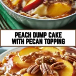 Peach Dump Cake with Pecan Topping 18 Pinterest Hidden Image
