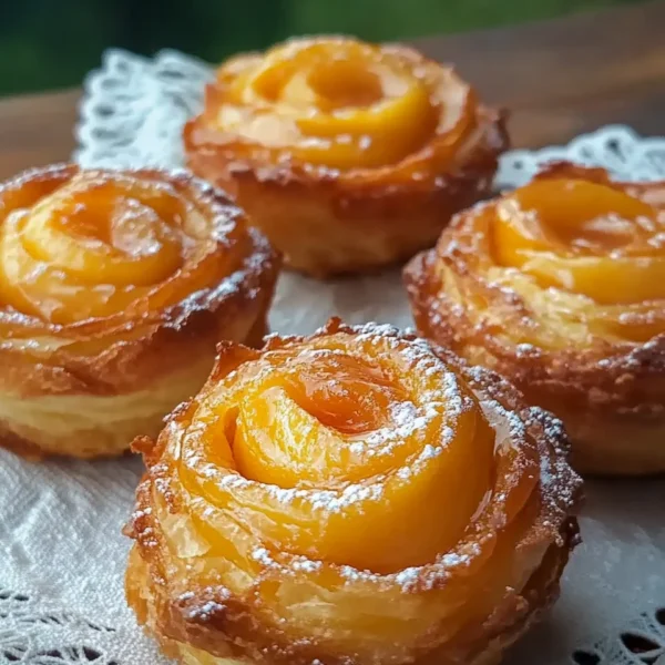 Peach Pie Cruffins Recipe