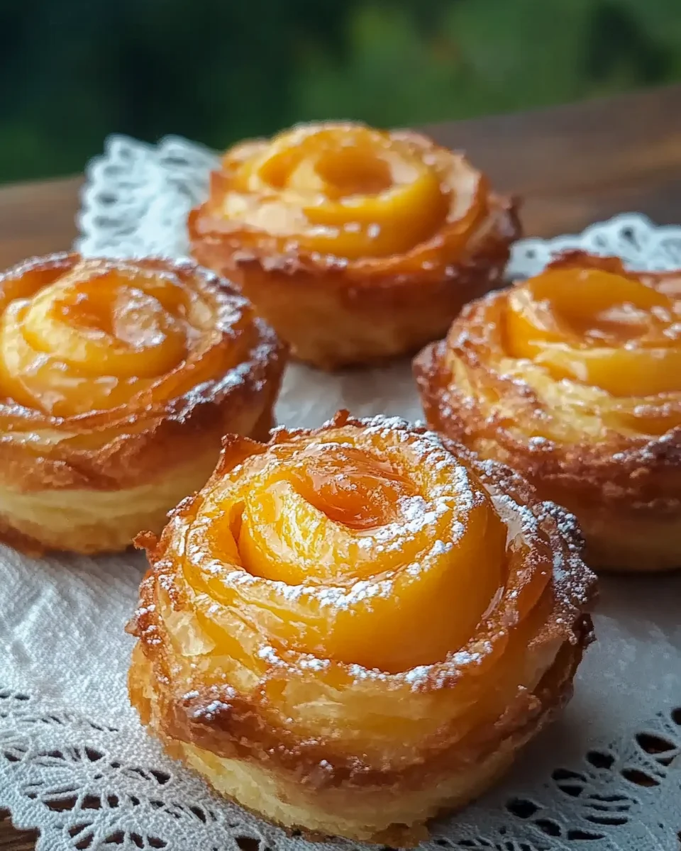 Peach Pie Cruffins Recipe