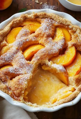 Peaches and Cream Pie