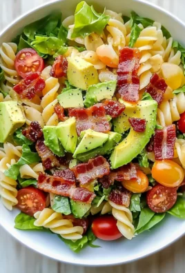 Quick Gluten Free Dairy Free BLT Pasta Salad