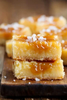 Salted Caramel Gooey Butter Bars