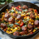 Sausage and Veggies Skillet - 30 Minute, One-Pan Meal