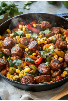 Sausage and Veggies Skillet - 30 Minute, One-Pan Meal