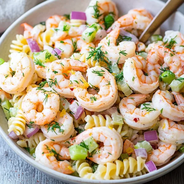 Shrimp Scampi Garlic Cream Pasta