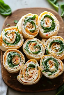Smoked Turkey Pinwheels with fresh Herb Cream Cheese