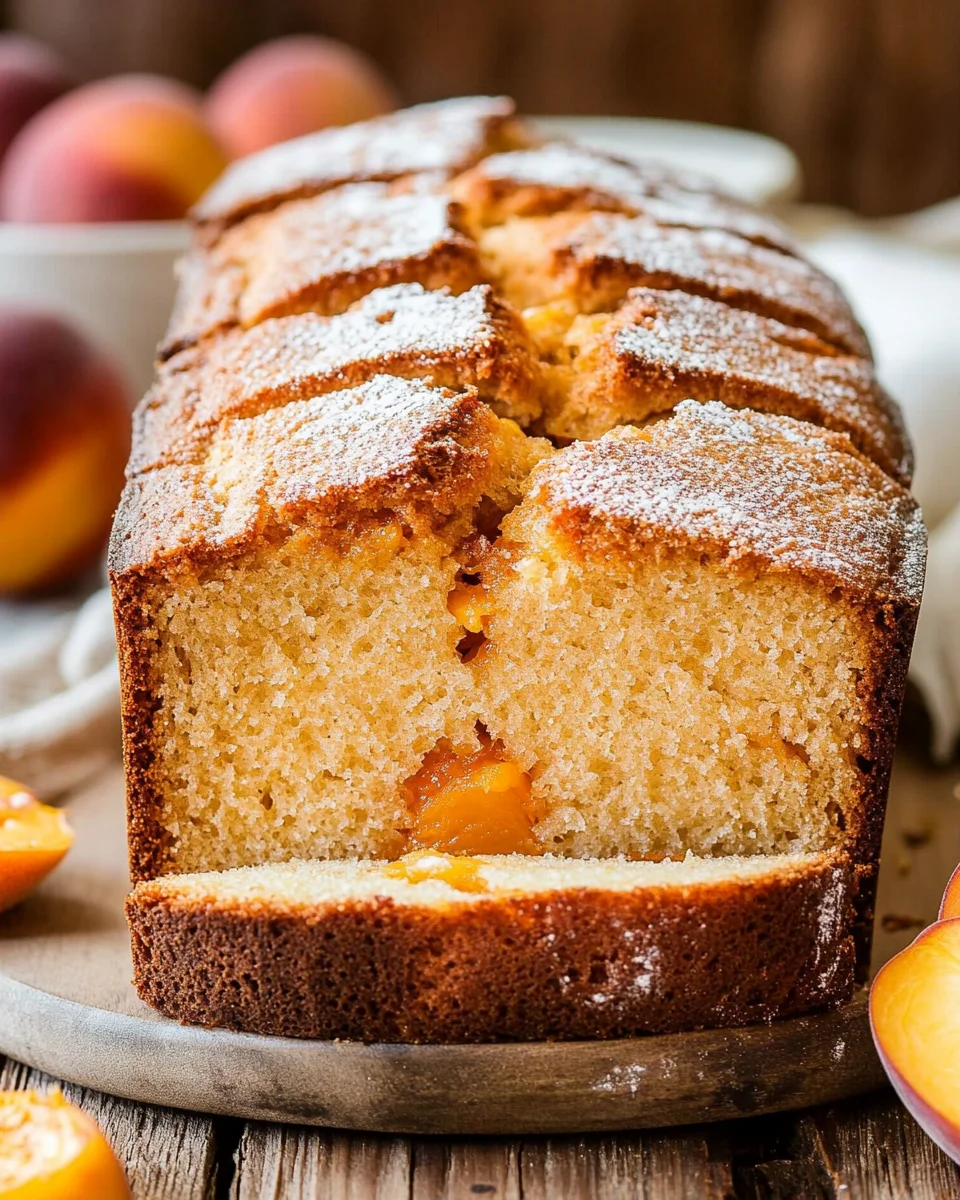 Southern Peach Bread