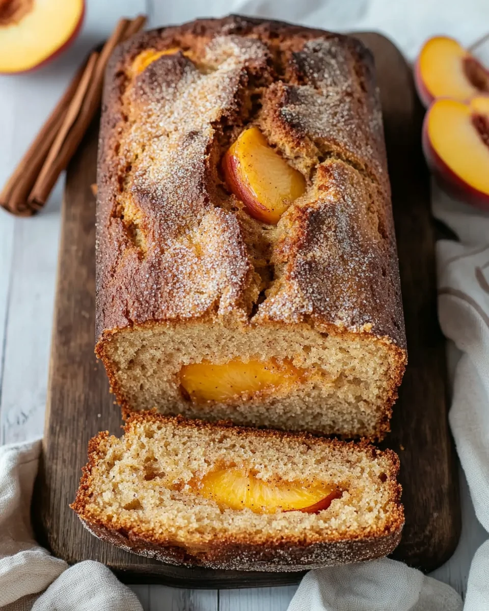Spiced Peach Bread