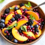 Summer Peach Fruit Salad